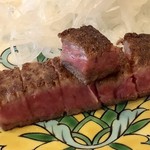 銀座うかい亭 - サーロイン&新玉葱