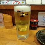 やきとり 正や - 生ビール