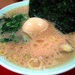 末広家 - ラーメン並＋味玉油少な目