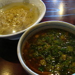 まりお流 - 黒醤油つけ麺