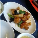 Toukyou Shurou - 野菜と唐揚げの甘酢和え定食