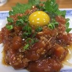 つくし - マグロのユッケ
