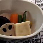 ふるさと料理 杉の子 - 地野菜炊き合わせ。