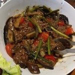 旬菜・旬魚 なかむら - ナスのそぼろあんかけ