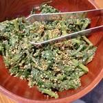 旬菜・旬魚 なかむら - 春菊の胡麻和え