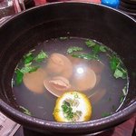せいもん払い - はまぐりの酒蒸し　スープ仕立て　（時価）