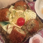 立呑み処 まるや - 牡蠣クリームコロッケ