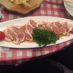 立呑み処 まるや - 但馬鶏ササミタタキ