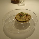 ラ クレリエール - 真タラ白子のムニエルとドンコ椎茸のグリル