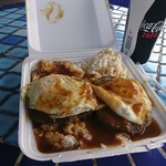 Tex Drive In & Restaurant - Hamburger with loco plate $11.35+Tax