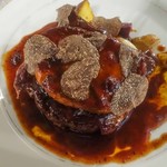 プールトワ - イチボ肉のロッシーニ風