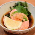 酒浪漫 - あん肝ぽん酢＠680円：初期状態