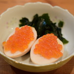酒浪漫 - おでん玉子のいくらのせ＠500円