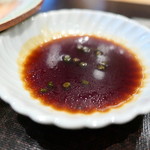 やまぐち - 鴨は鴨出汁に山椒を入れたタレで