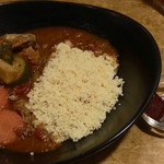 Sept gout - たけのこと牛すじのカレークスクス