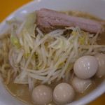 ラーメンエース - ミニラーメン＋味玉（うずら）