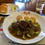 スカンディヤガーデン - 牛肉のソテーシャリアピンソースのランチ1400円