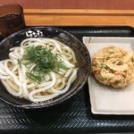 はなまるうどん - かけうどん_2018年1月