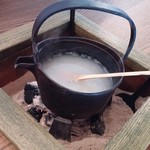 休日や - 蕎麦湯