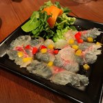 OSTERIA dieci - 高知県産真鯛のカルパッチョ
