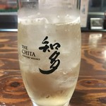 わだのや - まずは知多風香るハイボールで乾杯〜〜