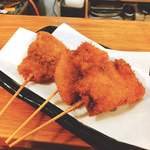 餃子 串処 でんでん - でんでん 豚バラ揚げ(^^)