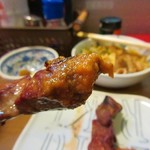 酒蔵 力 - 辛味噌をつけて