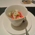 リストランテ カノフィーロ - リコッタチーズとあまおう、ロックフォール