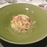 リストランテ カノフィーロ - ビアンケットトリュフのパスタ