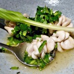 28&Vin - 真鱈白子と香草，コンソメ