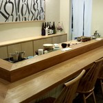 鮨 おくの - カウンター席