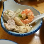 ちゃんこ大政  - 鶏ガラベースの醤油味です。