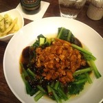 麺線屋formosa - 青菜の魯肉かけ