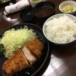 とんかつ 椿 - 椿(ロースカツ)ご飯大盛り