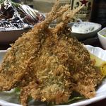 みたかや酒場 - アジフライ