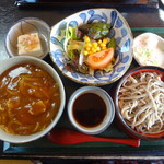 おはやし - カレー丼セット（冷たいそば）