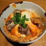 kushiyakiandowainkuruma - 地頭鶏地鶏の親子丼