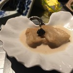 琵琶湖畔 おごと温泉 湯元館 - 粟麩利休浸しをキャビアを添えて