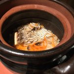 琵琶湖畔 おごと温泉 湯元館 - 炊き立て土釜の鯛御飯