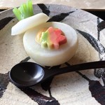 レストラン 七海 - 煮物　風呂吹きかぶら　柚子味噌