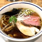 手打式超多加水麺 ののくら - 中華そば（醤油）７５０円