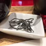 イッピン カフェ - 白玉おしるこの塩昆布 2016/12/14