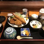 海老助 - ミックスフライ定食