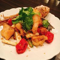 中国料理 彩龍 - ホウボウのスパイシー炒め