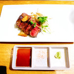 鉄板焼さとう - 和牛赤身熟成ステーキ 100g