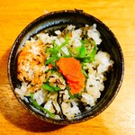 鉄板焼さとう - 高菜ごはん