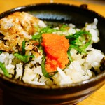 鉄板焼さとう - 高菜ごはん