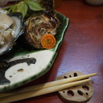 釜匠 - 牡蠣のブランド名入り