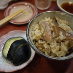 釜匠 - 鶏の釜飯と泉州水茄子