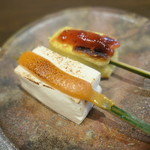 豆腐と麩の田楽